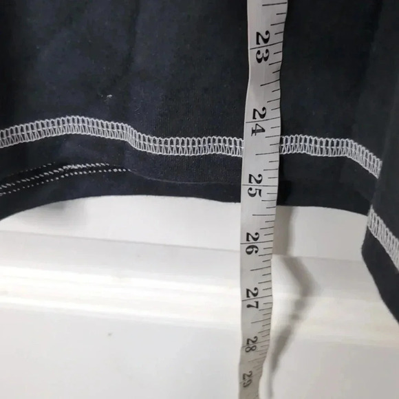 Sport Savwy Interlock Round Neck Raglan Sleeve Top- Black - Picture 8 of 8